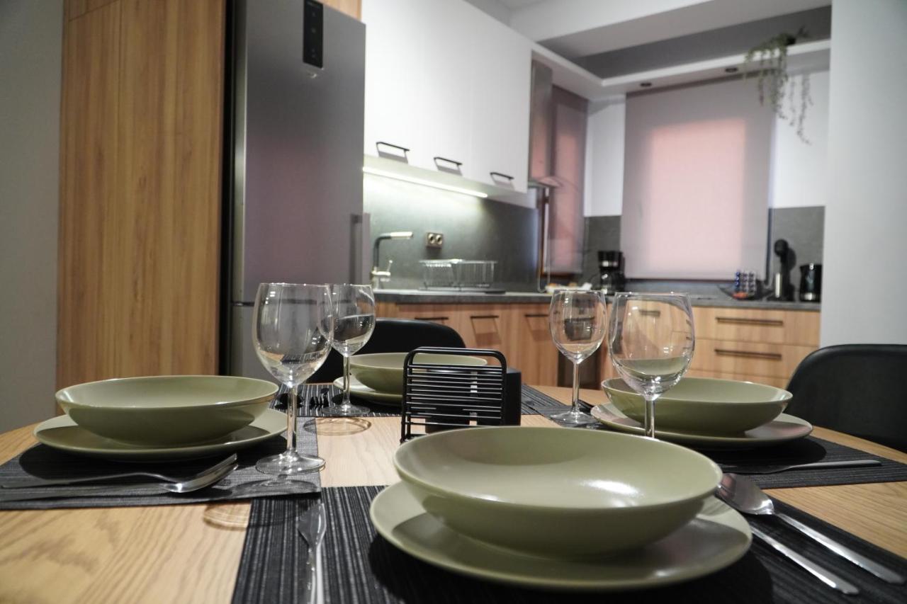 Modern Apartment In Οld Τown Thessaloniki Exterior foto